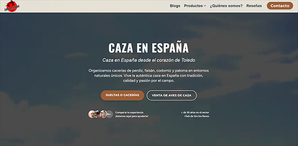 Club de tiro los llanos - Web + Blog + SEO orgánico